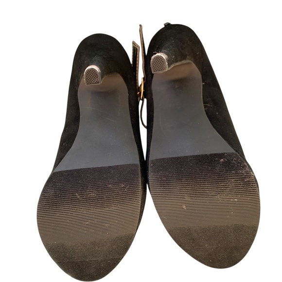 Black Material Girl Heels - Picture 7 of 11